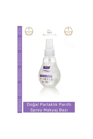 Kozmetik Işıltılı Aydınlık Pürüzsüz Canlı Görünüm Doğal Parlaklık Parıltılı Sprey Makyaj Bazı