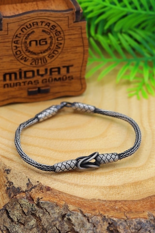 El işi 1000 Ayar Kazaziye Gümüş Bileklik 201022308