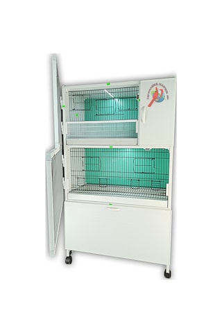 İstanbul Kafes Model 2Dys Pvc Kuş Dolabı