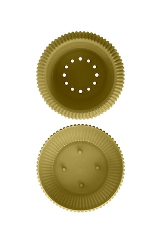 Omnipazar Krs-363 Plastik Mercan Kaktüs Saksı 0.7 Litre Soft Sarı 6 Adet