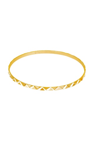 10 Gr Gram 22 Ayar İşçiliksiz Üçgen Bilezik