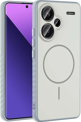 Xiaomi Redmi Note 13 Pro Plus 5g Kılıf M-safe Şarj Özellikli Zore Tea Kapak