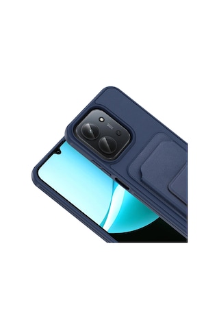 Xiaomi Redmi 15c Kılıf Kartlıklı Tpu Redclick Bikart Kapak Çok Renkli