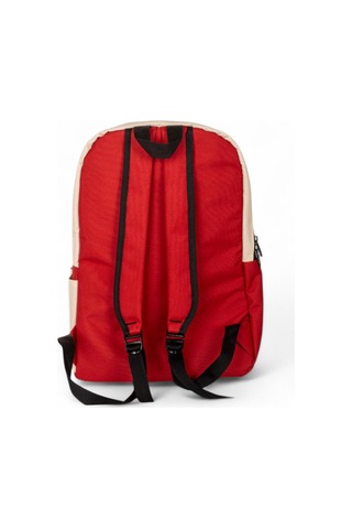 Sincap Baskılı Çocuk Unisex Krem Kırmızı Sırt Çantası Pwcnt015 Krem Kırmızı