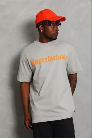 Vexor Erkek Baskılı T-shirt Kısa Kol Bisiklet Yaka Regular Fit Rahat Kalıp Günlük Tişört - Gri