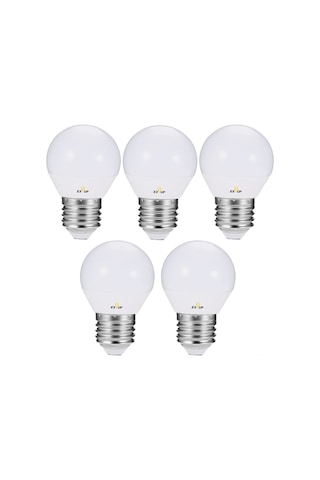 Xindoker E27 7w Led Iç Mekan Ampulleri, 220-240v Beyaz Işık, 270 Derece Açı, 5 Adet Paket - Yumuşak Işık Ve 30.000 Saat Ömür