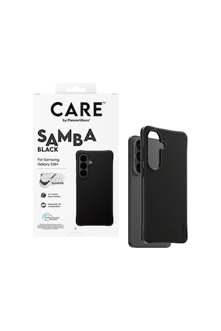 Care By Panzerglass Samba Qi Samsung Uyumlu Galaxy S26 Plus Siyah Kılıf