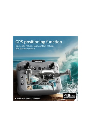 Gps Li Drone Ekranlı Uzaktan Kumanda App Destekli Quadcopter Brushless Motor 4k Kamera