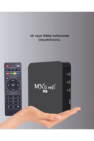 Nrzsnt 4k Ultra Hd Tv Box 2gb Ram, 16gb Hafıza, Android Akıllı Medya Oynatıcı Diğer