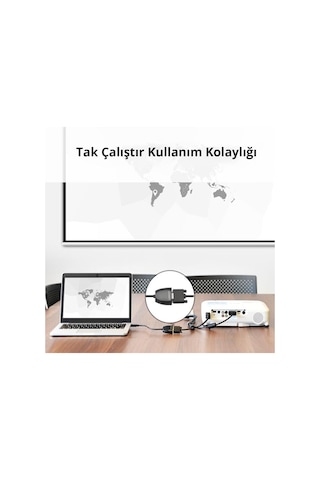 Ugreen Hdmi To Vga Dişi Çevirici Adaptör Siyah