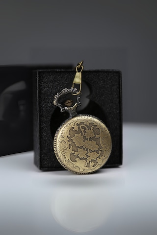 Büro Ev Ofis Hediyesi İçin Kutulu Antik Mekanik Figür Köstekli Saat