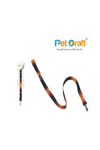 Petcraft Gezdirme Kayışı Tasma Kemer Xl Kırmızı - Sarı