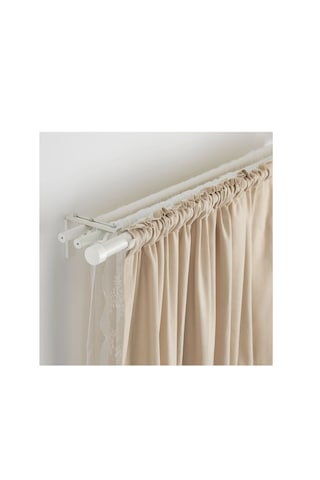 Ikea Räcka Perde Çubuğu , Beyaz, 210-385 Cm
