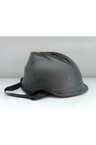 Mrthlmt Yerli Üretim Havalandırma Delikli Jokey Motosiklet Kaskı Mat Siyah