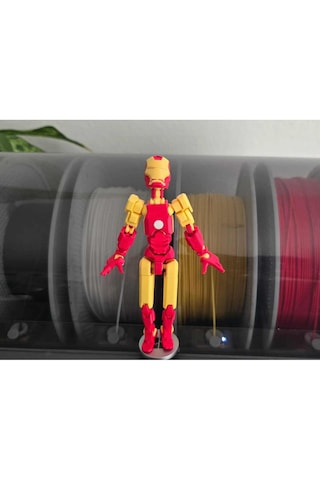 Dummy Iron Man Eklemleri Hareketli 14 Cm Mini Figür Ironman