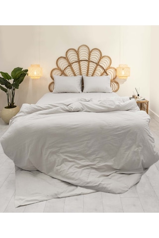 Koza Home Calmo Nevresim Takımı Silver Battal Boy 240x220 9564a Gri