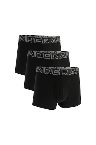 Under Armour Performance 3 Pack Erkek Boxer Siyah
