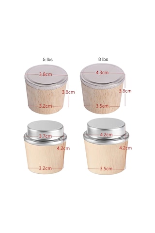 Cbtx Sıcak Su Şişesi Yalıtımlı Su Isıtıcısı Fişi Ahşap Tıpa Termo Şişe Kapağı, Stil: Yüksek Kemer 5 Lbs