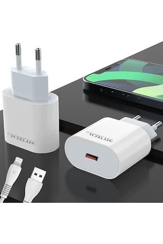 Hytech Hy-xc34l Hızlı Şarj Cihazı 3,4a Lightning Apple Uyumlu iPhone Şarj Alet