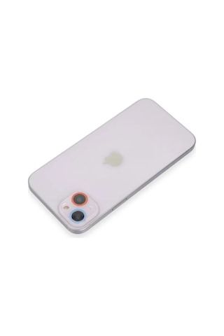 Newface Apple Uyumlu iPhone 13 Mini Renkli Kamera Lens Koruma Cam - Pembe-mavi,