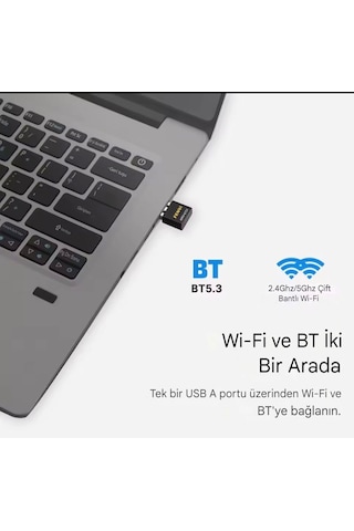 Fenvi Wifi-6 Wifi+bluetooth 5.3 Adaptörü Yüksek Çekim Ce Sertifik