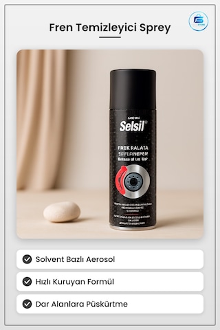 Fren Balata Temizleyici Sprey 500 Ml Disk Kampana Metal Yüzey Yağ