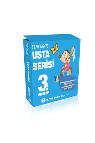 Mutlu Usta Serisi 3 Sınıf Seti 2025 Yeni