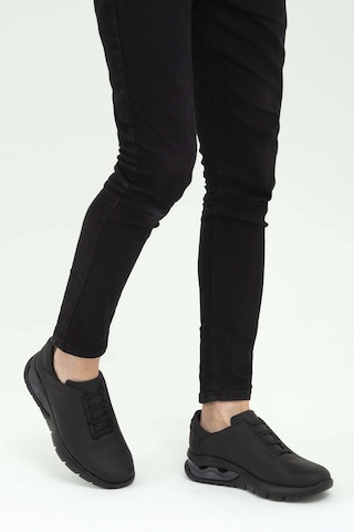 Callaghan Erkek Hakiki Deri Siyah Sneakers & Spor Ayakkabı 618 45414 Erk Ayk Sk22/23 Negro Siyah