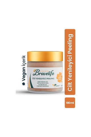 Cilt Yenileyici Arındırıcı Gözenek Temizleyici Panthenol Kayısı Çekirdeği Yağı Vegan Cilt Yenileyici Peeling 100 Ml