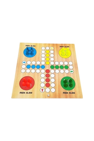 Geleneksel Eğlenceli Aile Oyunu Ahşap Kızma Birader Ebat: 29 Cm X 28,9 Cm