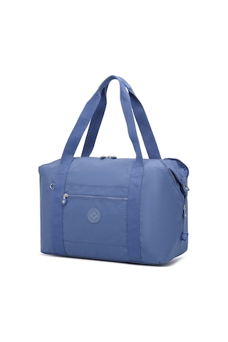 Smart Bags Orta Boy Su Geçirmez Extra Hafif Krınkıl Kumaş El Valizi Ve Spor Çantası Mavi