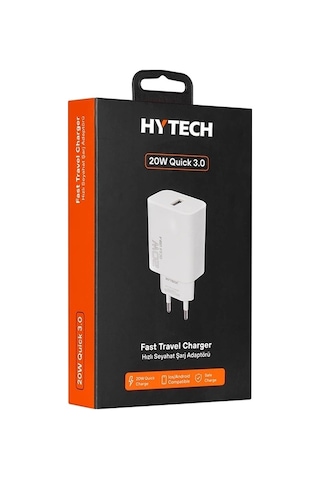 Hytech Hy-xt60 20w 3.0a Hızlı Şarj Adaptörü Siyah Hytech Hy-xt60 20w 3.0a Hızlı Şarj Adaptörü Siyah
