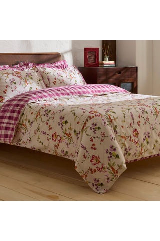 Karaca Home Berry Hills Çift Kişilik Nevresim Takımı Mürdüm MÜRDÜM