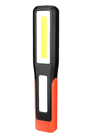 Led Işık Cob Manyetik Aydınlatma Şarj Edilebilir Kırmızı - Siyah