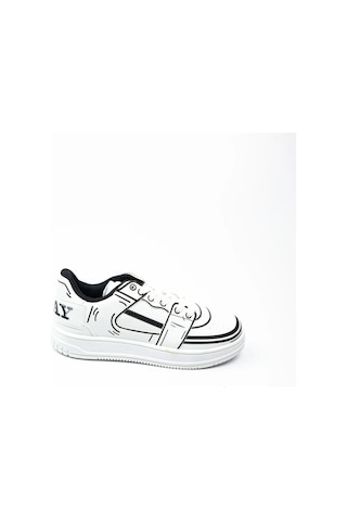 Jump 28129 Çocuk Fılet D Whıte/black Spor Ayakkab