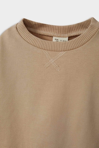 Defacto Erkek Bebek 2li Takım Basic Düz Sweatshirt Eşofman Altı E8430a525aubg109 Bej