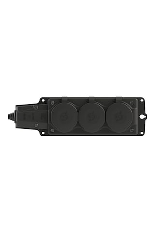 Nead Kauçuk Üçlü Grup Priz 16a 220-250v 3'lü Darbe Korumalı Priz 2p+n Fişli Yerli Üretim Şantiye Ofis Dış Mekan Uyumlu Priz - 4103