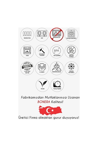 Montella Vivo 3'lü Sahan Seti 20-22-24 Cm - Yumurta Menemen Tavası Siyah