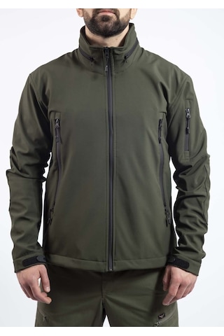 Vav Wear Tactical Outdoor Softshell Erkek Mont Shellht04 Haki