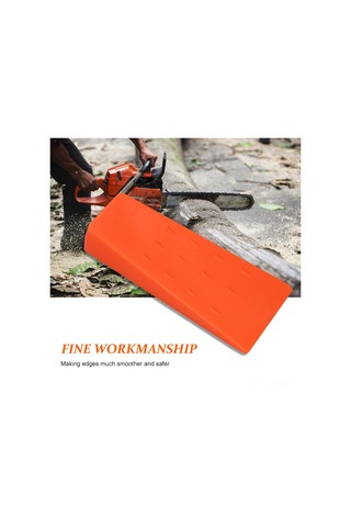 Suofeng 2 Adet 14cm Turuncu Plastik Ağaç Kesme Takozu, Ahşap Kesme Aleti, Dikenli Takoz