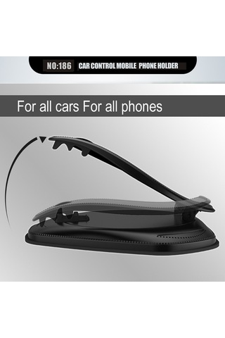 Qingmipy Araç Konsol Telefon Tutucu Abs Plastik Ev Ofis Kullanıma Uygun 4-5.8 İnç Telefonlar İçin Ayarlandırabilir Gps Konumlandırıcı