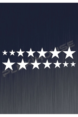 Traktör Yıldız Seti ,erkunt,tümosan,,hattat,case Kabin Sticker 50x20cm