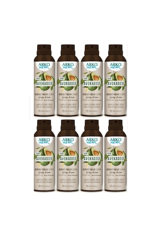 Arko Nem Değerli Yağlar Avokado Sprey Krem 8 x 150 ML