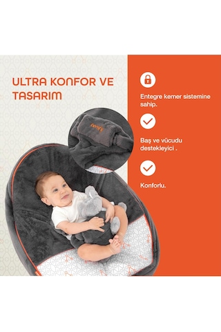 Gezenbebe Comfy Dolgulu Bebek Pufu 001