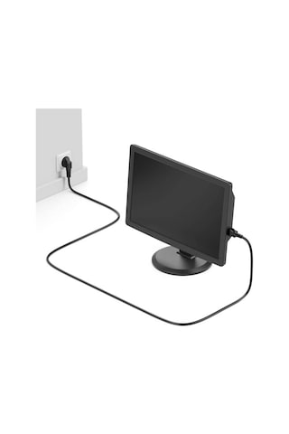 Bilgisayar Pc Kasa Monitör Için 3 Metre Power Güç Kablosu