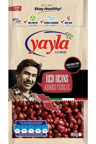 Yayla Gurme Kırmızı Fasulye 4 x 500 G