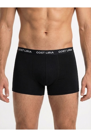 Gost Liria -root Erkek Boxer 5 Li Paket -siyah Siyah