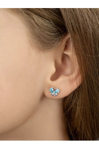 Veronika 925 Ayar Gümüş Küpe Uç Kanatlı Kelebek 43966220 Diğer