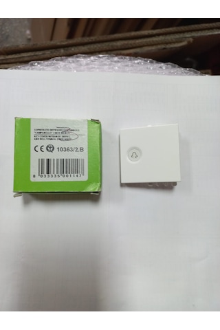 Beyaz Işıklı Anahtar Kapağı Zil Baskılı 2m