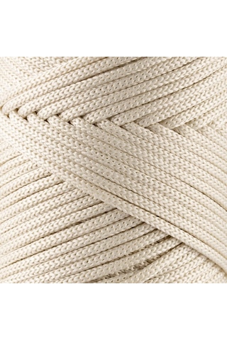 3 Mm - 250 Gr Polyester Makrome Ipi 120 M Polyester Makrome Ip Supla Ip Ve Çanta Ipliği Ekru Genel